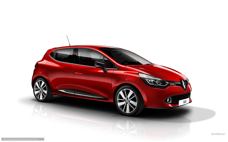 Red Renault Clio car