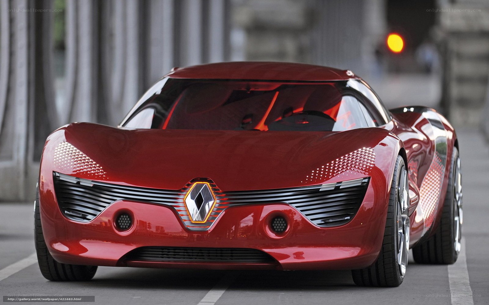 Red Renault concept car