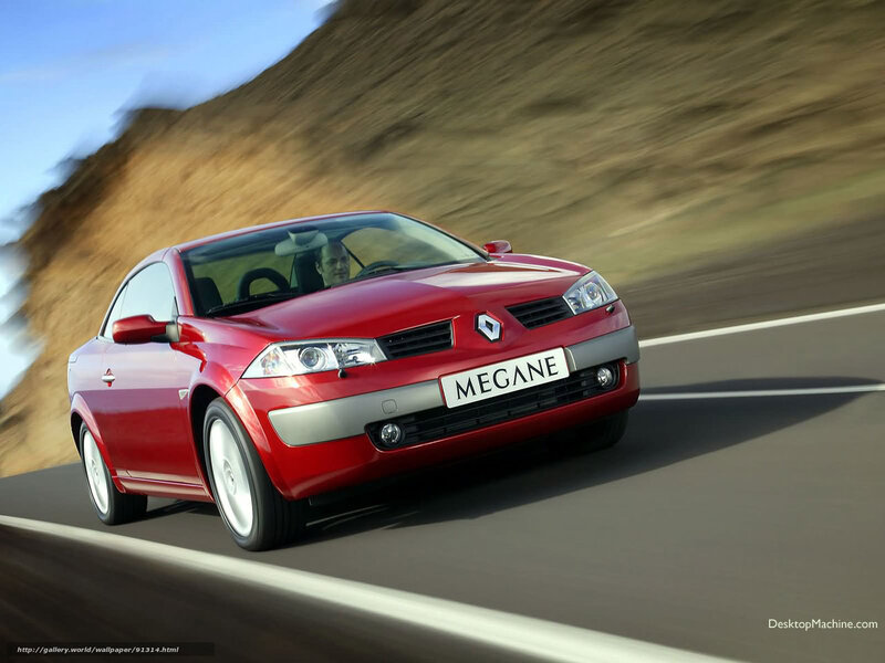 Red Renault Megane