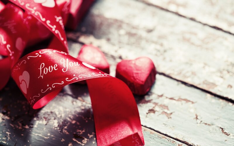Red Ribbon and Chocolates