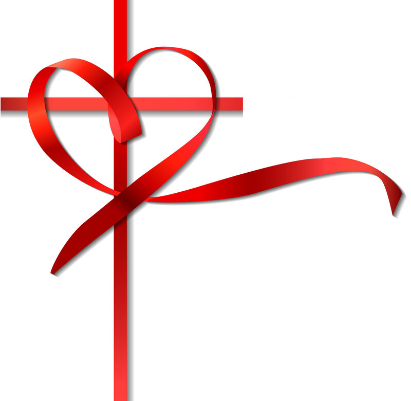 Red Ribbon Bow — Festive
