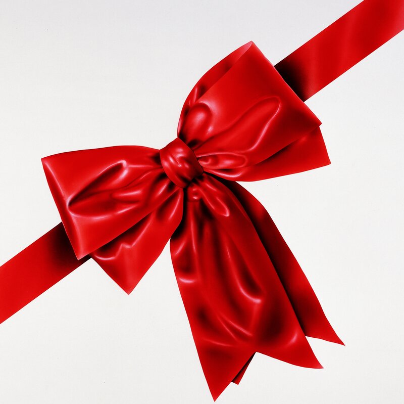 Red Ribbon Bow — Neutral