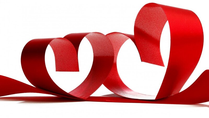 Red Ribbon Hearts — Clean