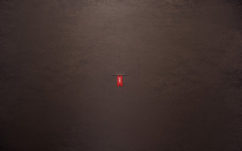 Red Ribbon on Brown Surface