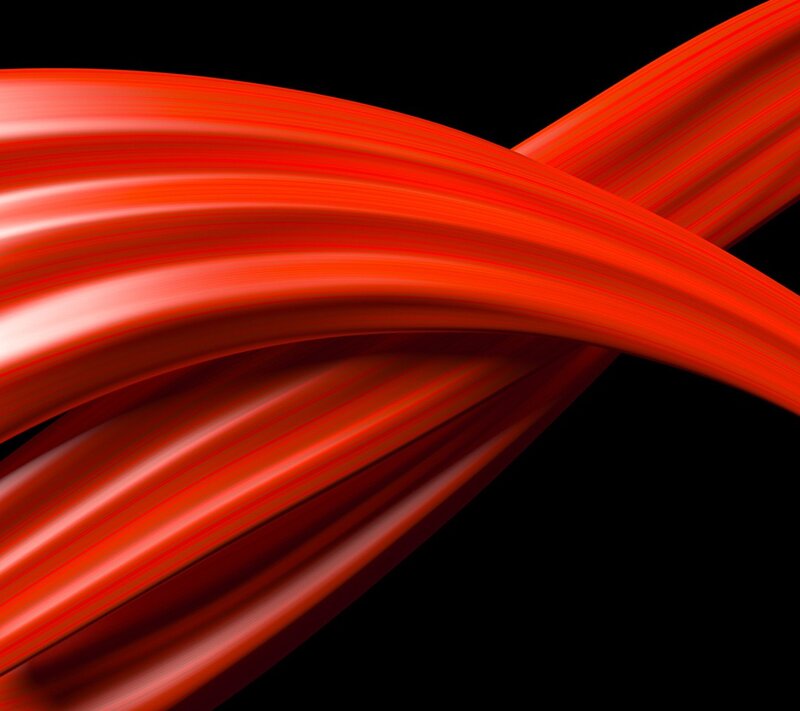 Red Ribbons on Black