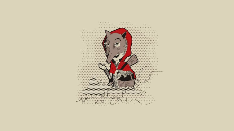 Red Riding Hood character illustration