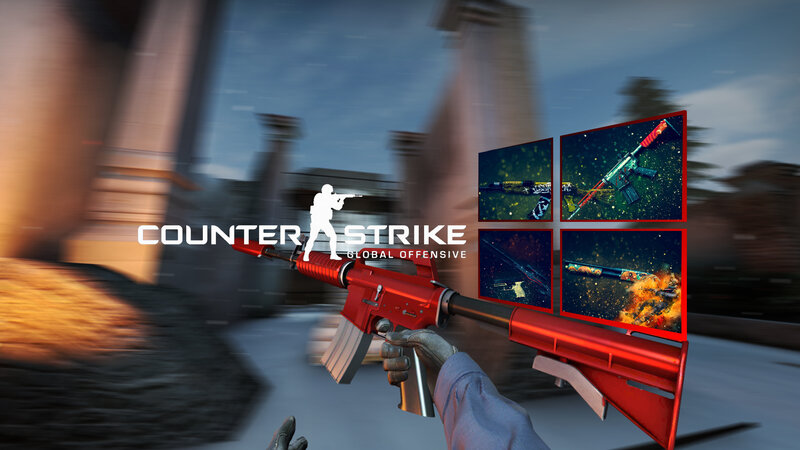 Red Rifle in First-person View