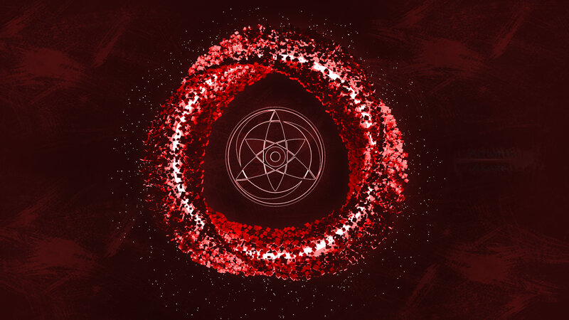 Red Ring with Symbol