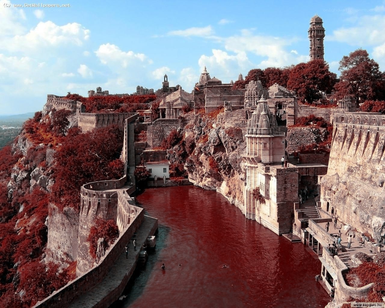 Red River at Chittorgarh Fort