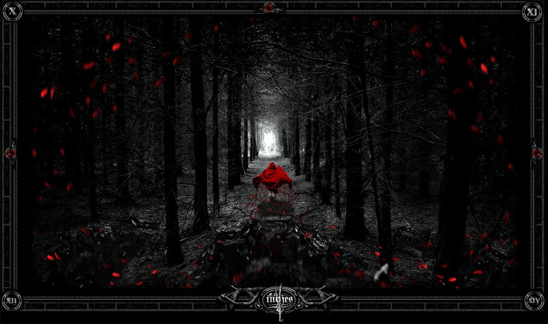 Red-robed Figure in Forest