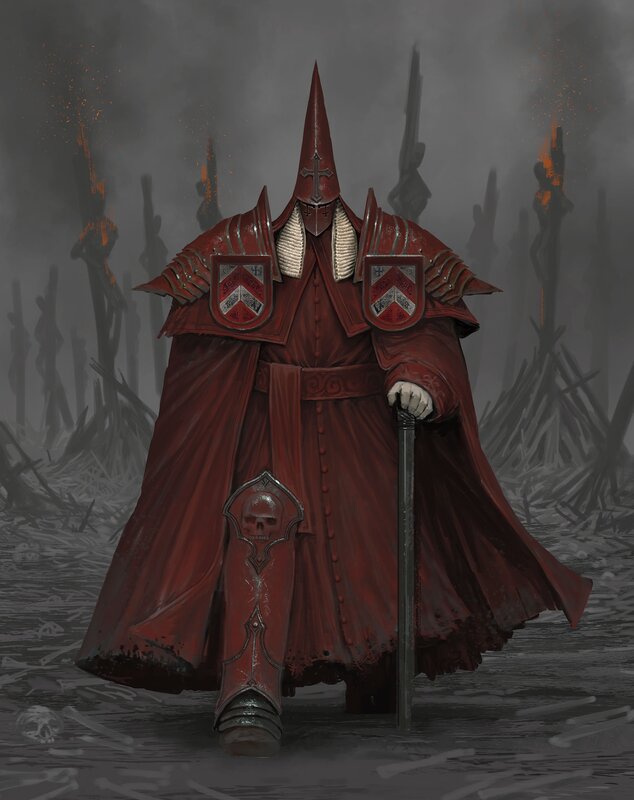 Red-robed Figure with Staff