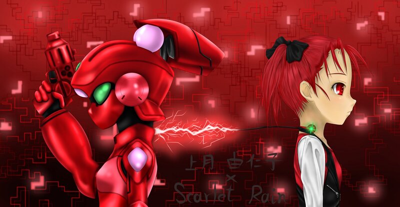 Red Robot and Girl