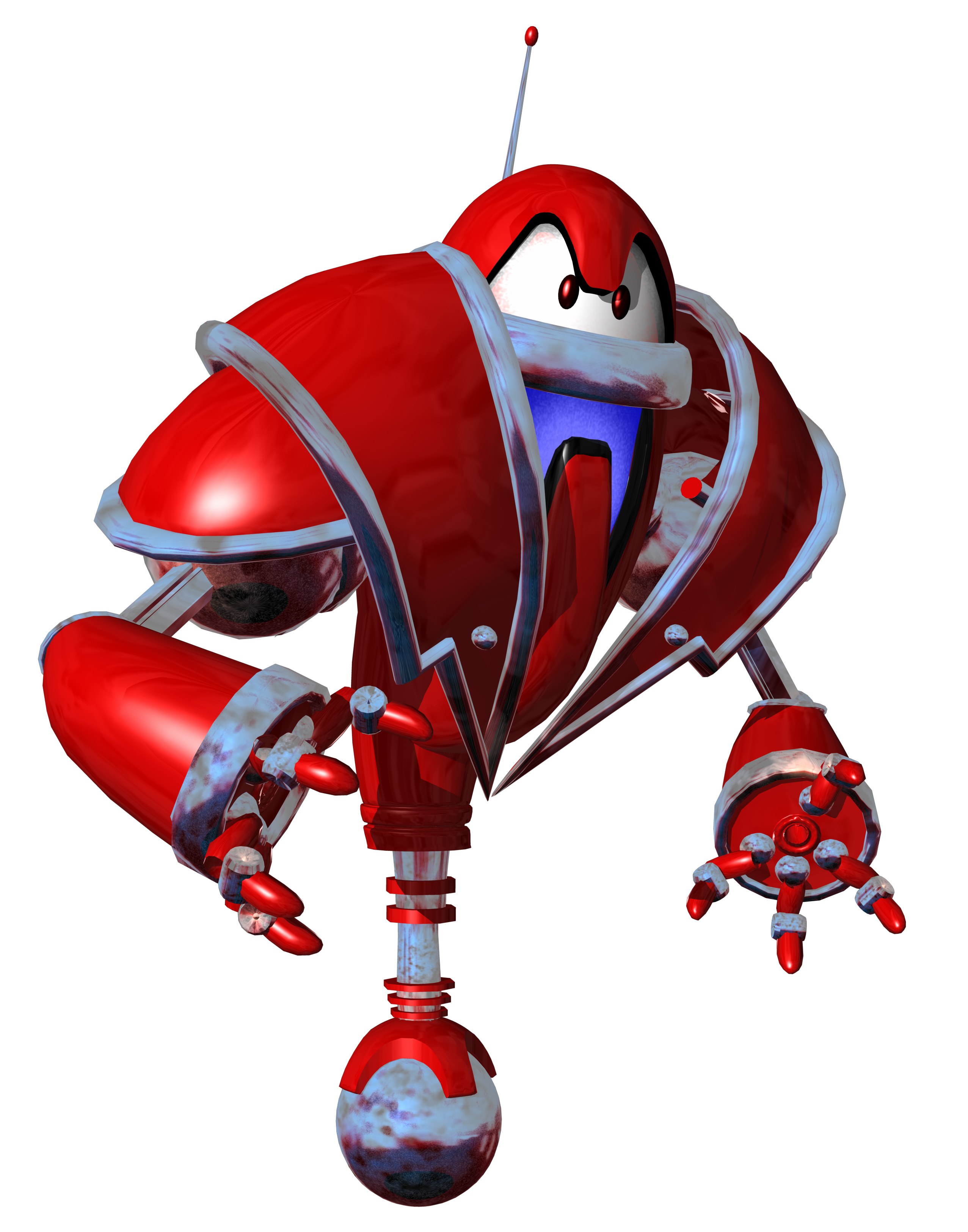 Red robot character design