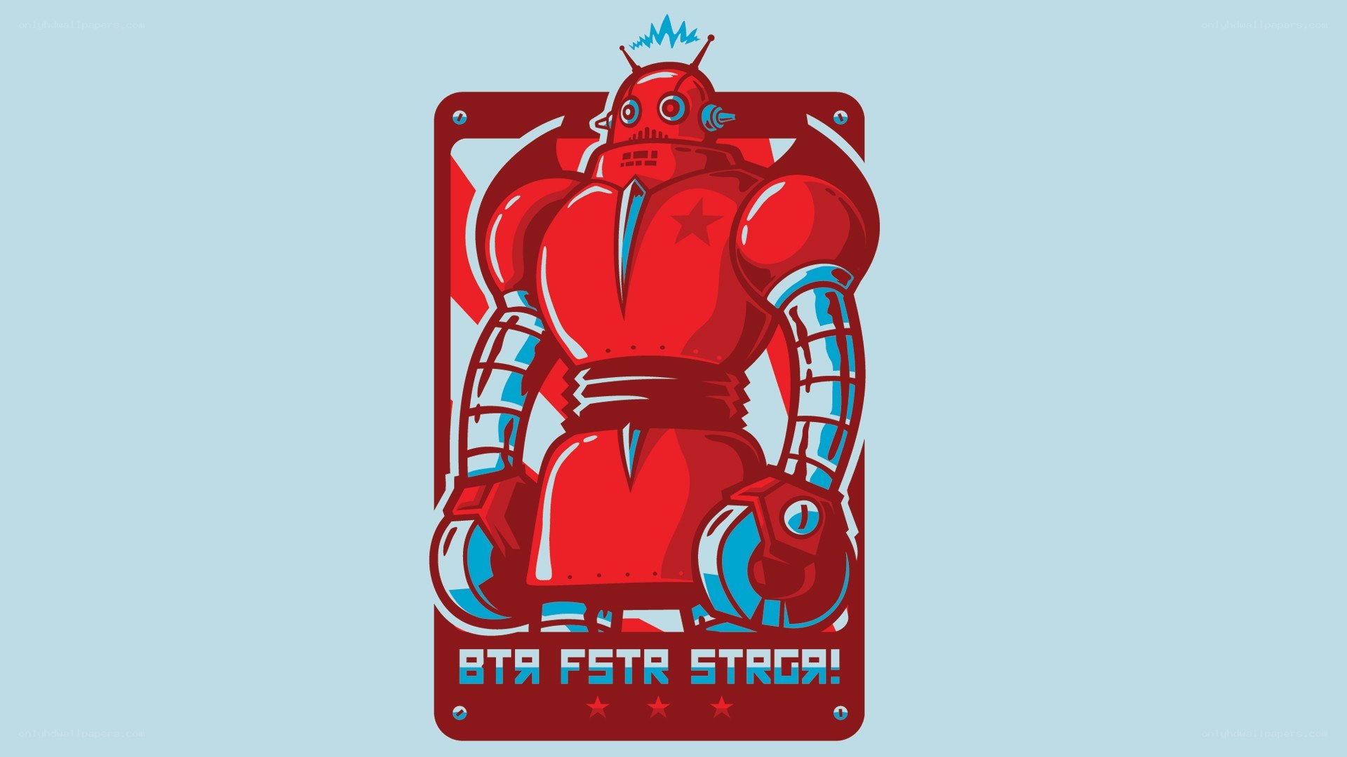 red robot illustration