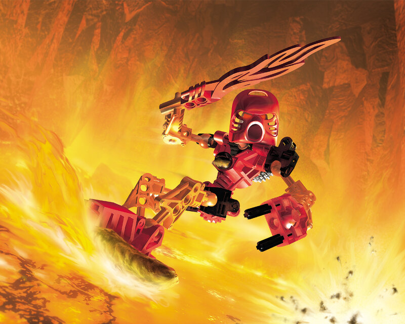 Red Robot in Lava