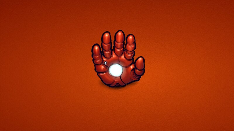 Red Robotic Hand — Dramatic, Digital Art