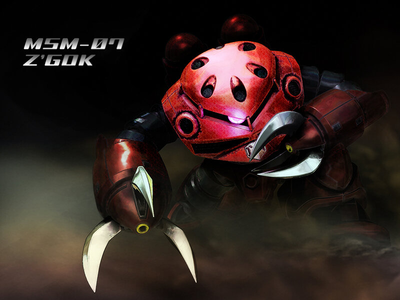 Red Robotic Mech