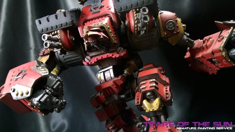 Red Robotic War Machine