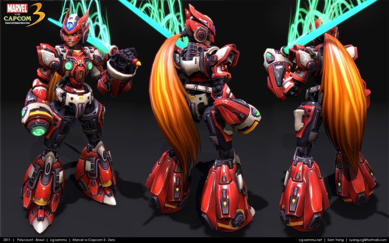 Red Robotic Warrior — Dramatic
