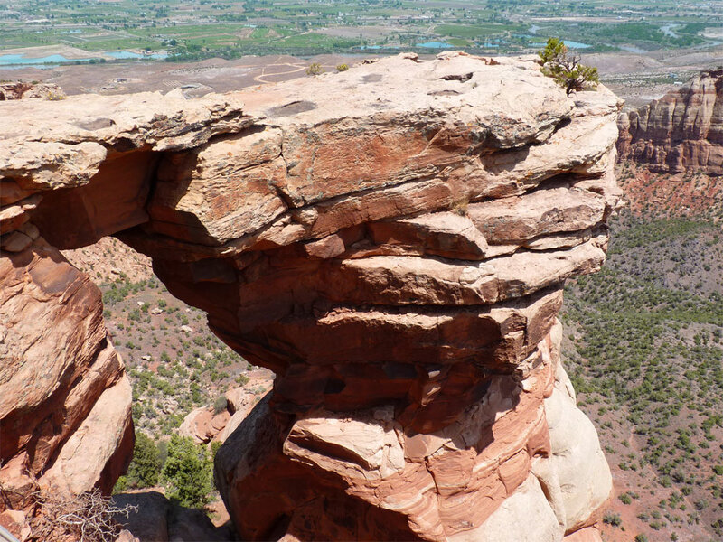Red Rock Arch Formation — Arid, Afternoon