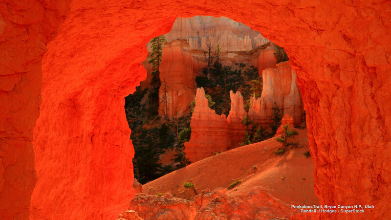 Red Rock Arch in Canyon