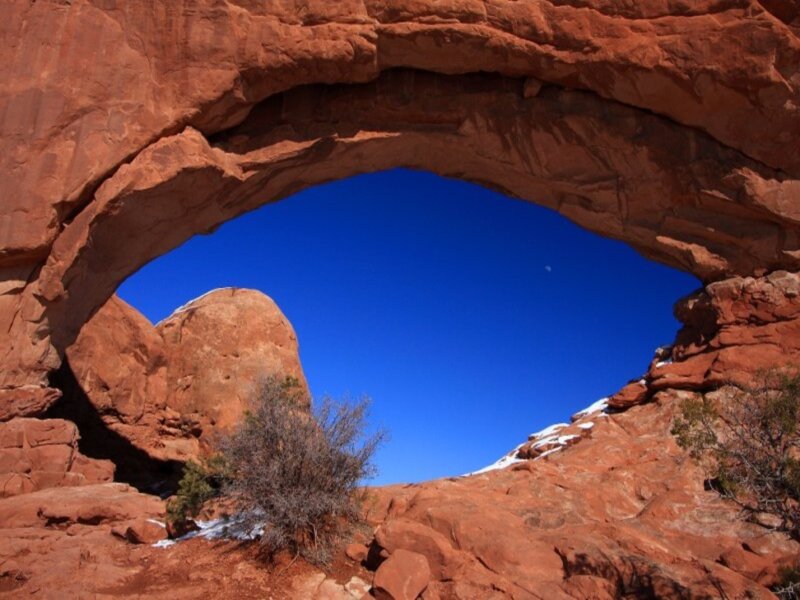 Red Rock Arch — Serene, Afternoon