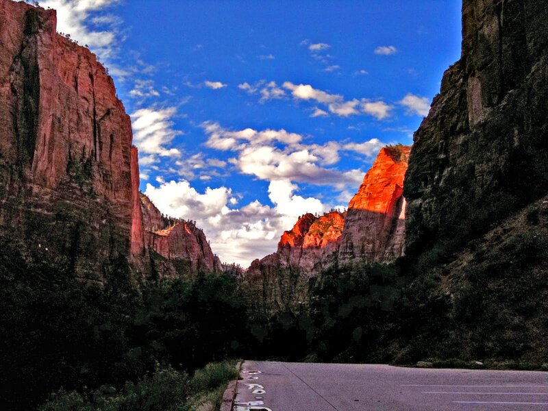 Red Rock Canyon — Blue, Dramatic