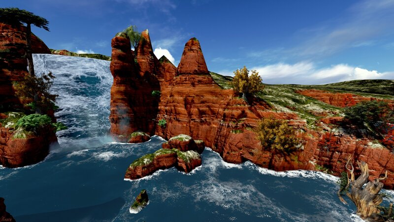 Red Rock Canyon — Blue, Serene, Afternoon