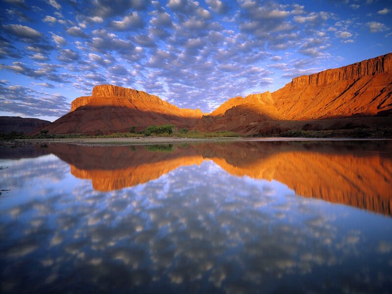 Red Rock Canyon — Blue, Serene