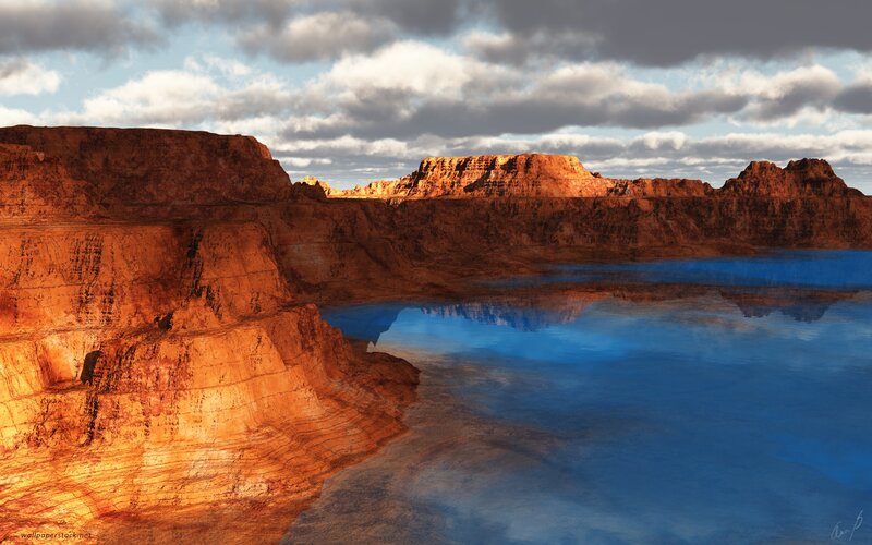 Red Rock Canyon — Blue