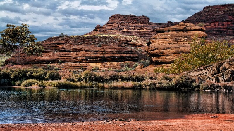 Red Rock Canyon — Brown, Dramatic