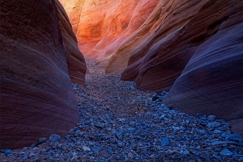 Red Rock Canyon — Dramatic, Sunset, Photograph, Rocks