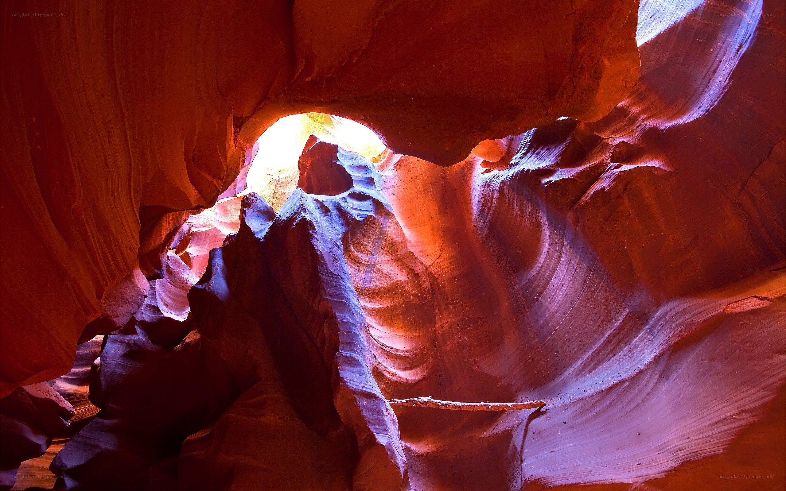 Red rock canyon formation