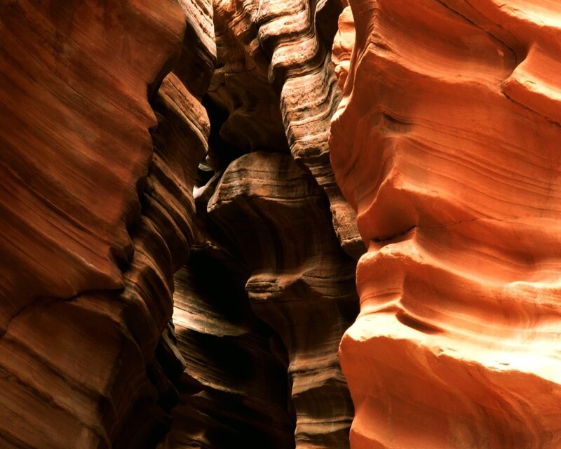 Red rock canyon formations
