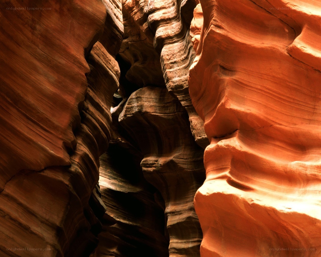 Red rock canyon formations