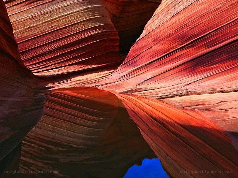 Red rock canyon formations