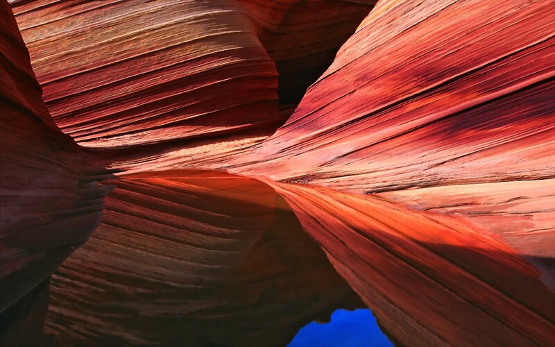 Red rock canyon formations
