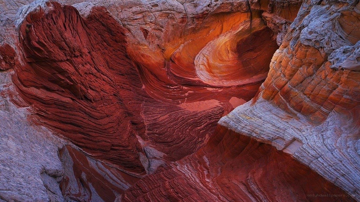 Red rock canyon formations
