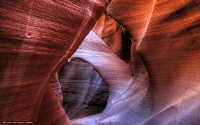 Red rock canyon formations