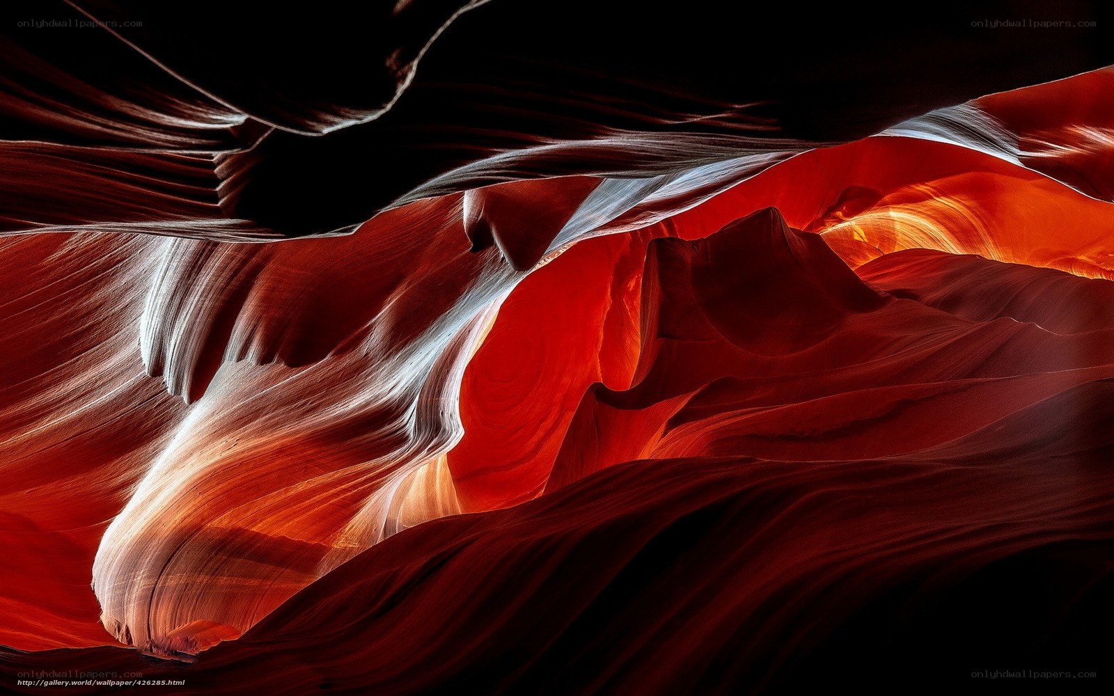 Red rock canyon formations