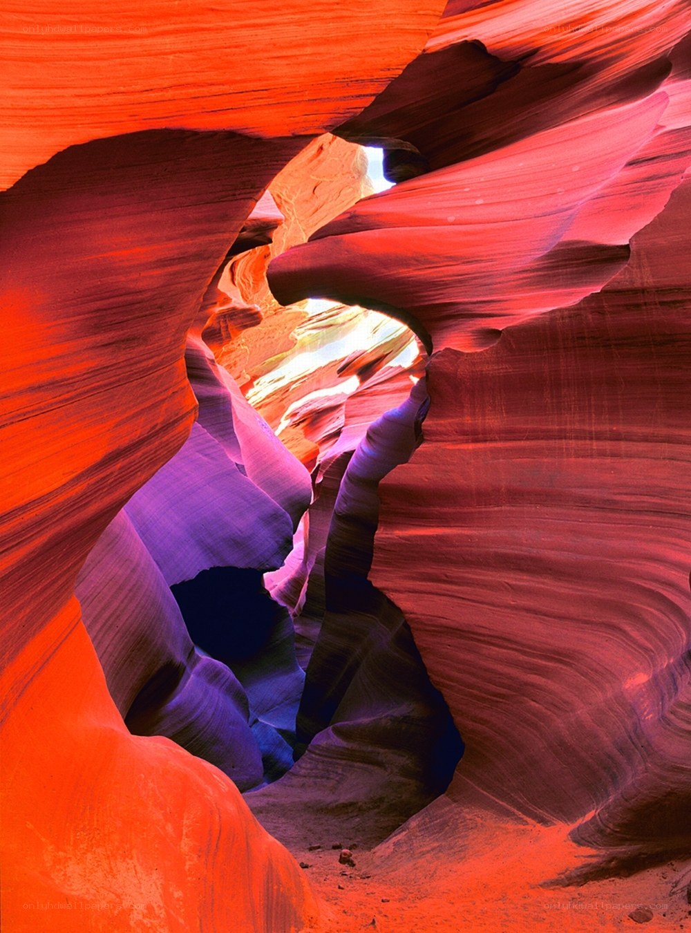 Red rock canyon formations