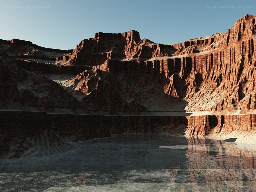 Red rock canyon landscape