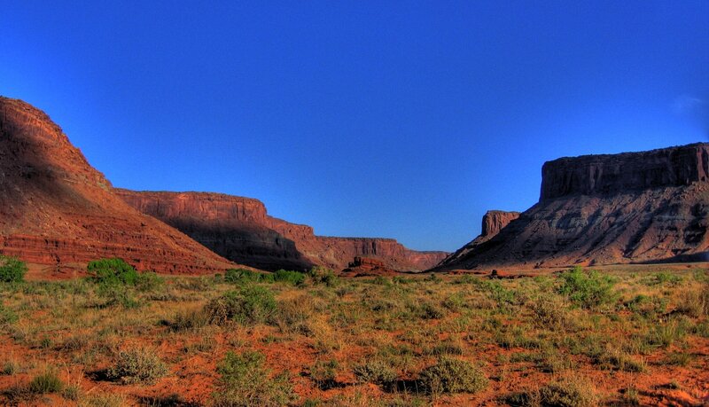 red rock canyon landscape