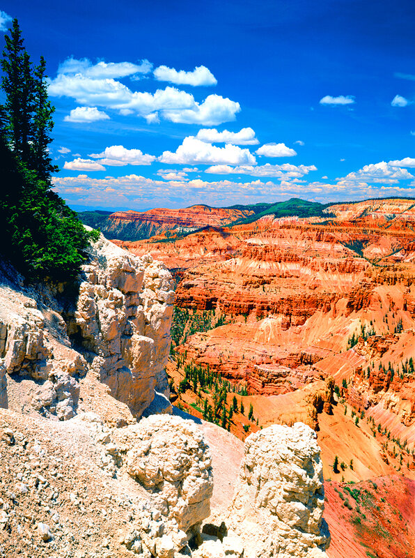 Red rock canyon landscape