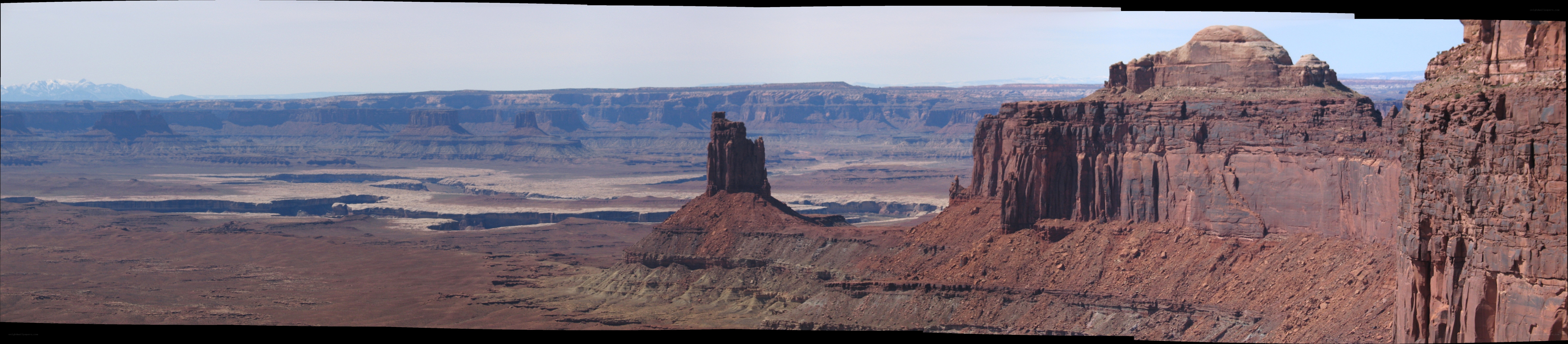 Red rock canyon landscape