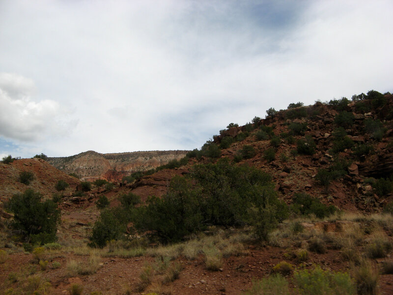 Red rock canyon landscape