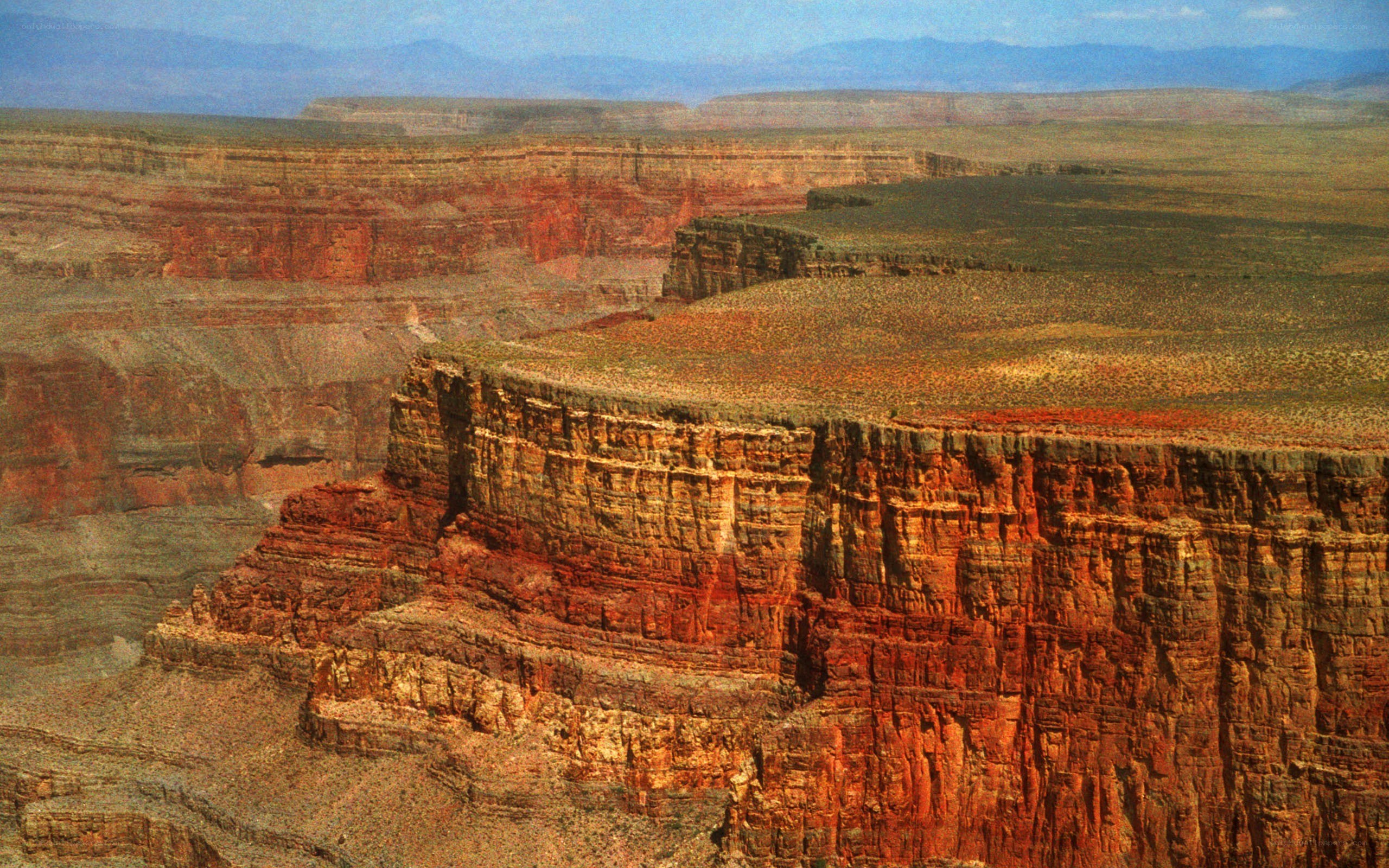 Red rock canyon landscape