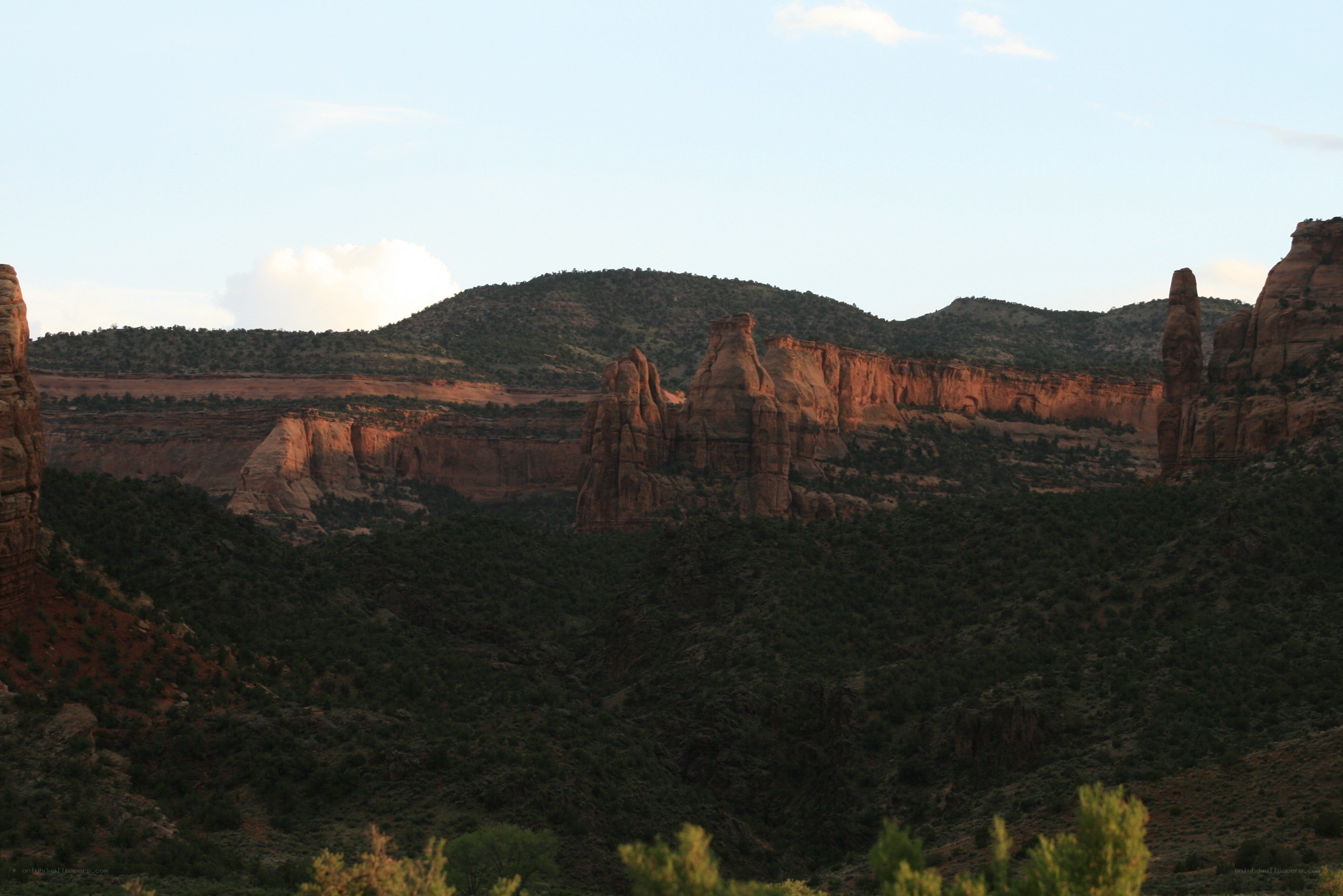 red rock canyon landscape