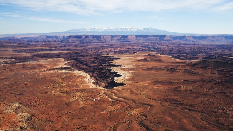 Red Rock Canyon Landscape — Brown, Arid