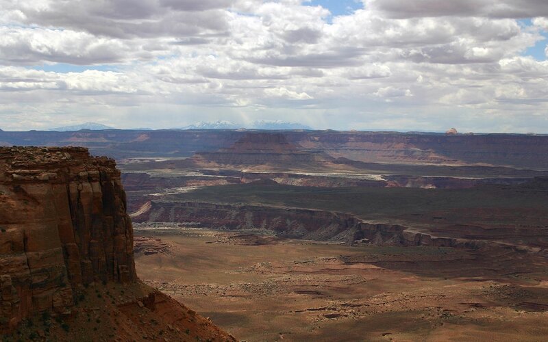 Red Rock Canyon Landscape — Brown, Dramatic, Afternoon